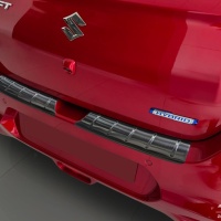 Kryt prahu zadních dveří nerez černý Suzuki Swift VII hatchback 5dv. -- od roku výroby 2024- Kryt prahu zadních dveří nerez černý Suzuki Swift VII hatchback 5dv. -- od roku výroby 2024-