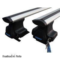 Střešní příčné hliníkové nosiče TROPHYBARS Suzuki Swift -- rok výroby 1984-1988 Střešní příčné hliníkové nosiče TROPHYBARS Suzuki Swift -- rok výroby 1984-1988