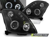 P�edn� sv�tla Suzuki Swift, 2005-2010, Angel Eyes, �ern� black